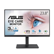 Monitor 24 1080P IPS 75Hz HDMI DisplayPort USB Hub ASUS VA24EQSB Black Full Care
