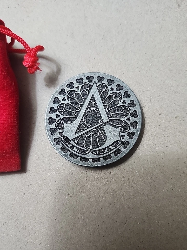 Assassins Creed Unity Collectible Metal Coin Medallion Loot Crate Exclusive - Image 3 of 4