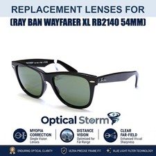 Ray Ban Wayfarer XL RB2140 54mm Replacement Lenses Tinted Distant Vision Lenses
