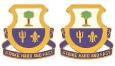163rd Cavalry Distinctive Unit Insignia - Pair