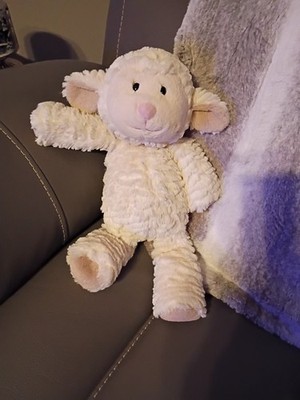 Mary Meyer White Lamb Marshmallow Junior Stuffed Animal Plush Baby Toy 14'' 
