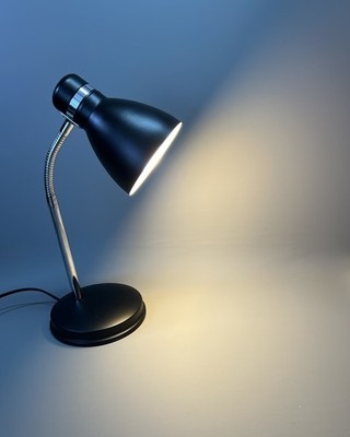 Klassische flexible Schreibtischlampe traditionelle einfache Arbeit Leselampe E27 40cm hoch