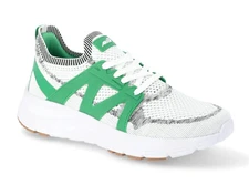 New Men's Avia Quickflash Mesh Running Shoes Size 9 Green/White