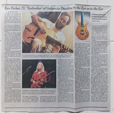 Ken Parker 73 Necrologio New York Times Guitar Maker Parker Fly Keith Richards