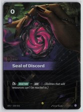 Riftbound Spiritforged Seal of Discord Alternate Art 234/221 — live eBay listing