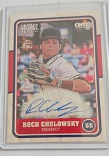 2025 Onyx Vintage Extended - Autographs Roch Cholowsky #VAROCH (AU, RC)