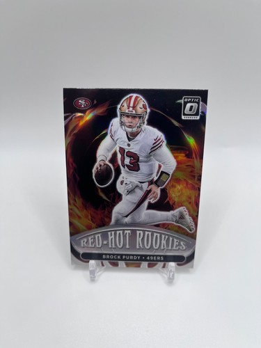 Brock Purdy #RHR-1 2022 Panini Donruss Optic Red Hot Rookies card