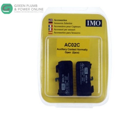 IMO AC02C Schließer Hilfskontakt 1 Schließer für CR-Schützbereich - 2er Pack