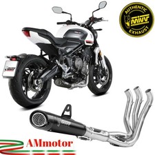 Scarico Completo Mivv Triumph Trident 660 2024 Moto Terminale X-M5 Inox Nero