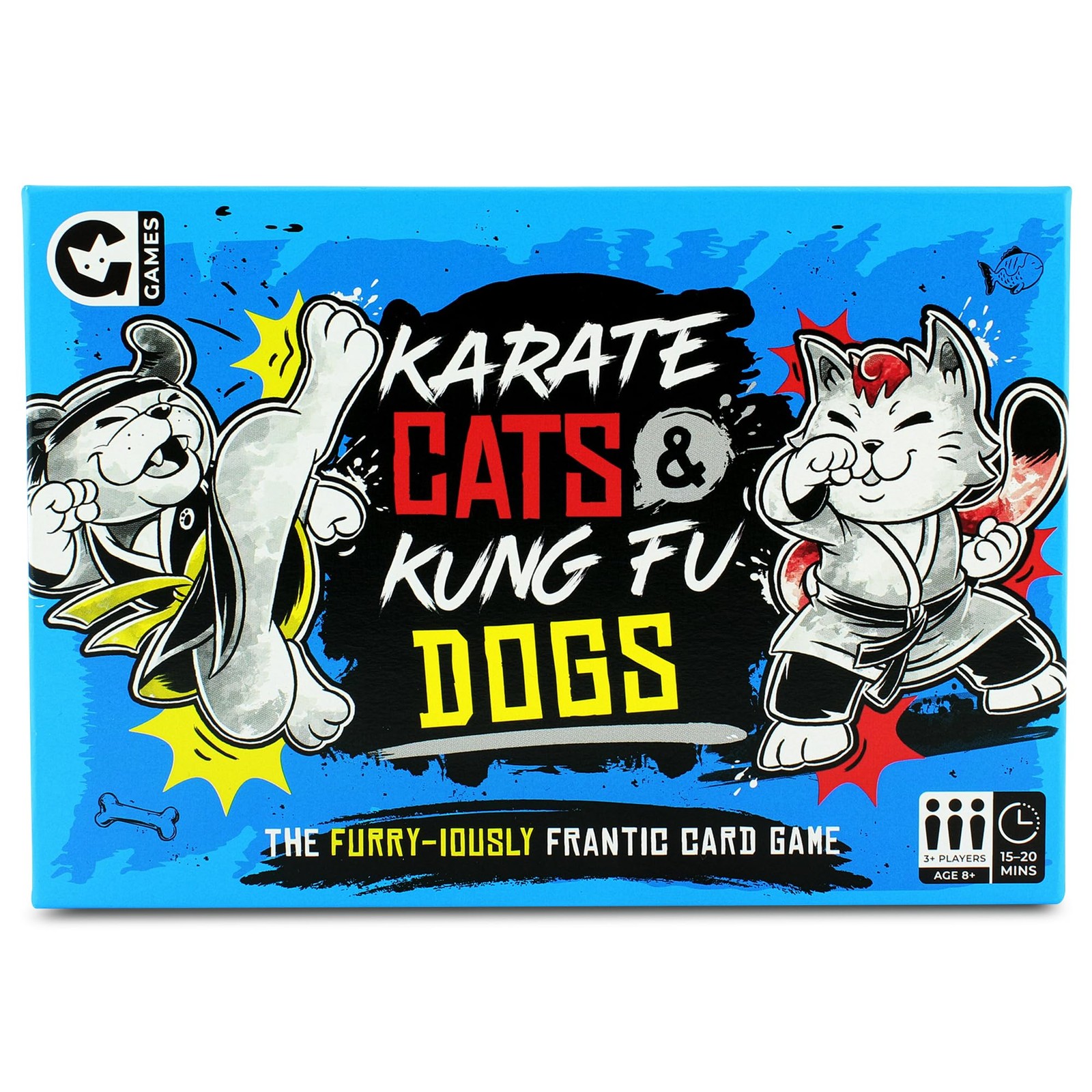 Джинджер Фокс, Кошки-каратисты и собаки-кунг-фу, Семейная карточная игра для детей и взрослых