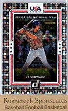 2016 Donruss #USA-5 J.J. Schwarz /299 USA Collegiate National Team Disco
