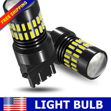 2x 3157 48smd Led Reverse Tail Brake Stop Turn Signal Light Bulb Drl White 6000k