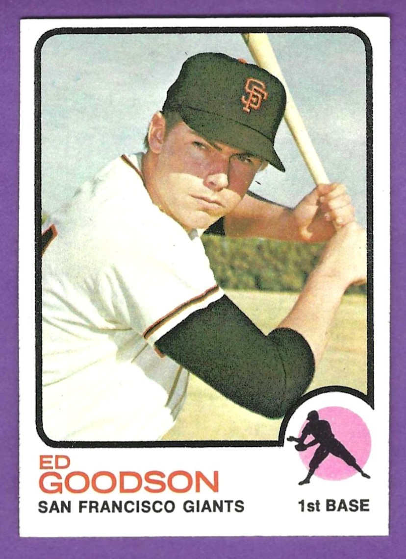 1973 Topps - #197  Ed Goodson RC - San Francisco Giants - ExMt  CENTERED