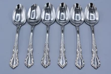 6 Oneida MANSION HALL Teaspoon 6" Stainless Distinction DELUXE HH 6-Pc Set VGC