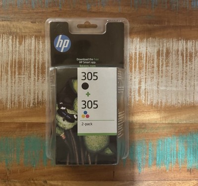 HP Inkjet Printer, Schwarz mit Tricolor, Multipack (6ZD17AE)