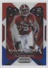2021 Panini Prizm Draft Picks All-American Red White & Blue DeVonta Smith 0r14