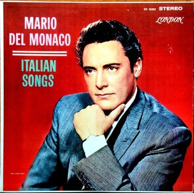Mario Del Monaco - Italian Songs 33rpm VG+ AB96