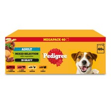 Adult Dog Wet Food Pouch Mixed Selection in Gravy 40x100g 4.33 per kilo