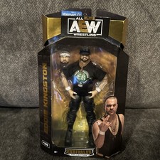D-38 JAZWARES AEW UNRIVALED COLLECTION EDDIE KINGSTON ACTION FIGURE-MINT ON CARD