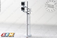SRM803b segnale luminoso ferroviario semaforo FS a doppia vela quadra scala 1:87