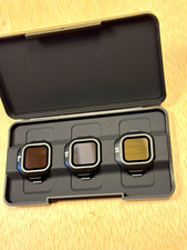 DJI Drone Filter Set ND8 ND32 ND128 Camera Lens Filters w/ Case Black