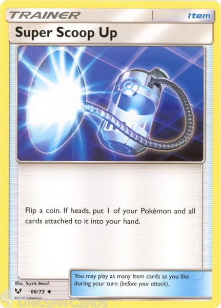 Super Scoop Up 66/73 : Uncommon Mint/Near Mint Pokemon Card : SM3.5: Shining Leg