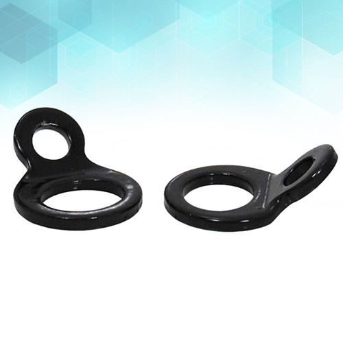 2 PCS Motorcycle Trailer Pull Ring Aluminum Alloy Tow Hook Hooks Towing - Foto 3 di 12