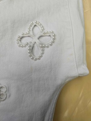 Kaia Pearl High Rise Jean White Classic THE NOLI SHOP