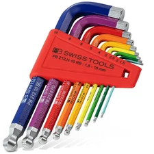 Japan NEW PB Ball Rainbow Wrench Set 212H-10RBCN PB SWISS TOOLS