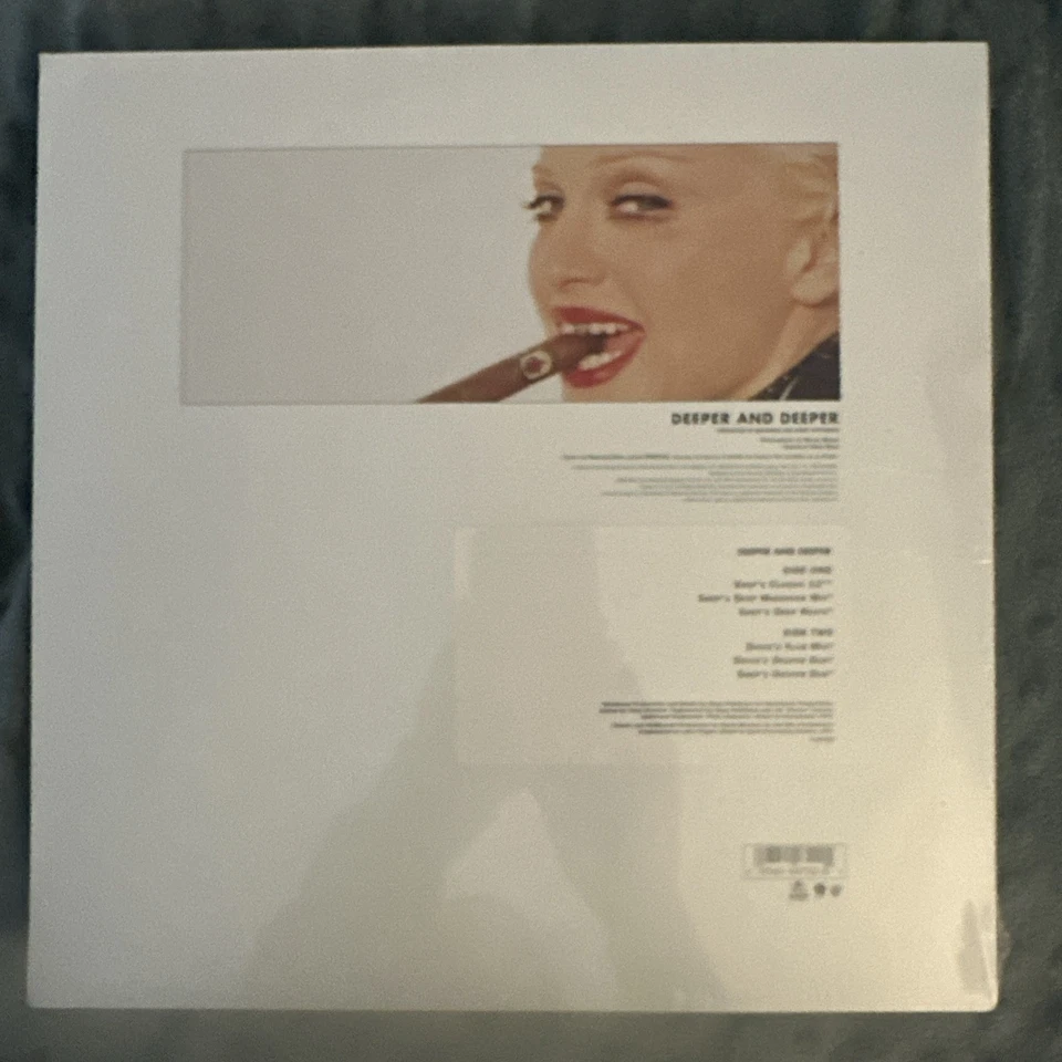 MADONNA - DEEPER AND DEEPER 12'' SEALED US Vinyl Single 1992 Maverick 9-40722-0 - Image 2 of 4