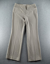 Calvin Klein Women's Dress Pants Size 6P Beige Straight Stretch Mid Rise 29"
