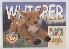 1999 Ty Beanie Babies Series 2 Whisper the Deer #146 11pj