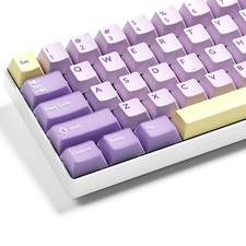 XVX Double Shot PBT Keycaps Set 216 Keys, Cherry Profile Custom Keyboard Keyc...