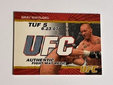 2009 Topps UFC Gray Maynard 132/199 TUF 5 Fight Mat Relic Bronze Card #FM-GM