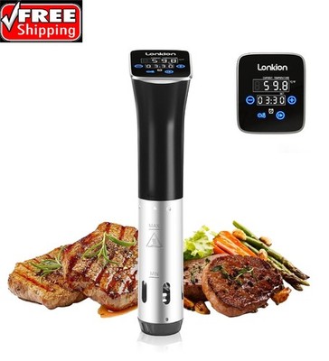 Anova Culinary Sous Vide Precision Cooker Pro, 1200 Watts, Black and Silver