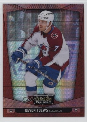 2024-25 O-Pee-Chee Platinum Red Prism 145/199 Devon Toews #50 0nr3