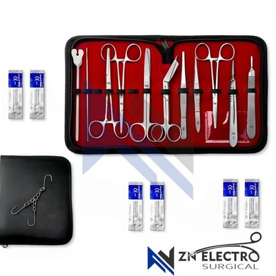 19 Pcs Minor Surgery Kit - German Grade Stainless Steel Instruments Set