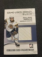 2009-10 In The Game Heroes and Prospects #M15 Phillippe Paradis Game Used Jersey