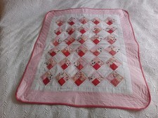 Patchwork Baby Girl Hand Made Quilt