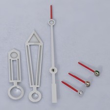 Red Second Hand Silver Trim Hands for Speedmaster/Seamaster ETA/Dandong 7750