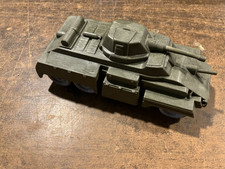 Marx Toys 1/32nd scale plastic WWII U.S. armored car grey wheels