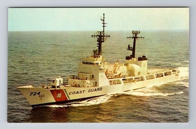 USCGC Munro, Coast Guard, Ship, Transportation, Antique Vintage Postcard