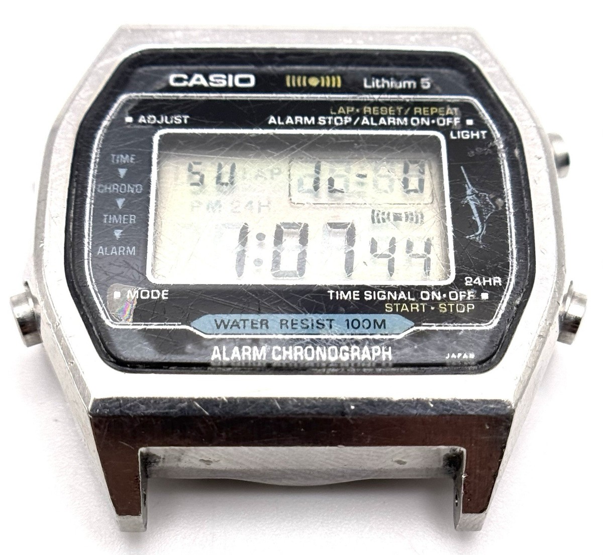 Vintage Casio Marlin H101 Men's Digital Sports Watch Module 106