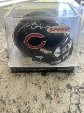 Lance Briggs Signed Chicago Bears Mini Helmet Tristar COA