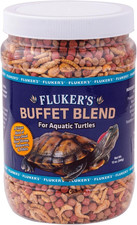 Flukers 70131 Buffet Blend Aquatic Formula Turtle Food, 12Oz