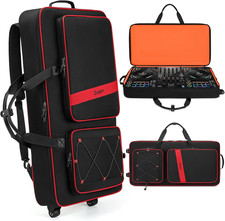 DJ Controller Case with Wheels Compatible with DDJ FLX10 /1000 /FLX6 /REV7 /REV5