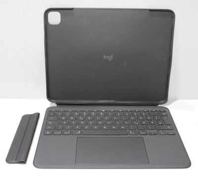 Logitech Combo Touch iPad Pro 11 Zoll M4/M5 Tastatur Case beleuchtet Grau