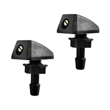 2 PCS Car Front Windshield Washer Nozzle Kit, Adjustable Fan-Shaped Automotive