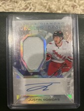 2025-26 UD Black Diamond Justin Robidas Jewels of the Draft RC Auto 91/99