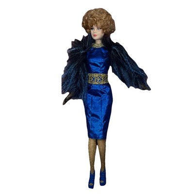 RARE Mattel Barbie Collector The Hunger Games Catching Fire Effie Trinket Doll 
